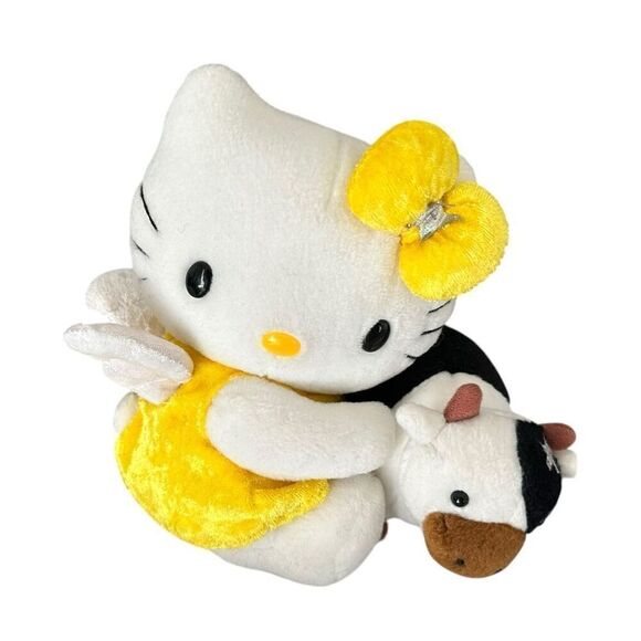 Y2K Vintage Hello Kitty 7” Plush - Picture 1 of 5